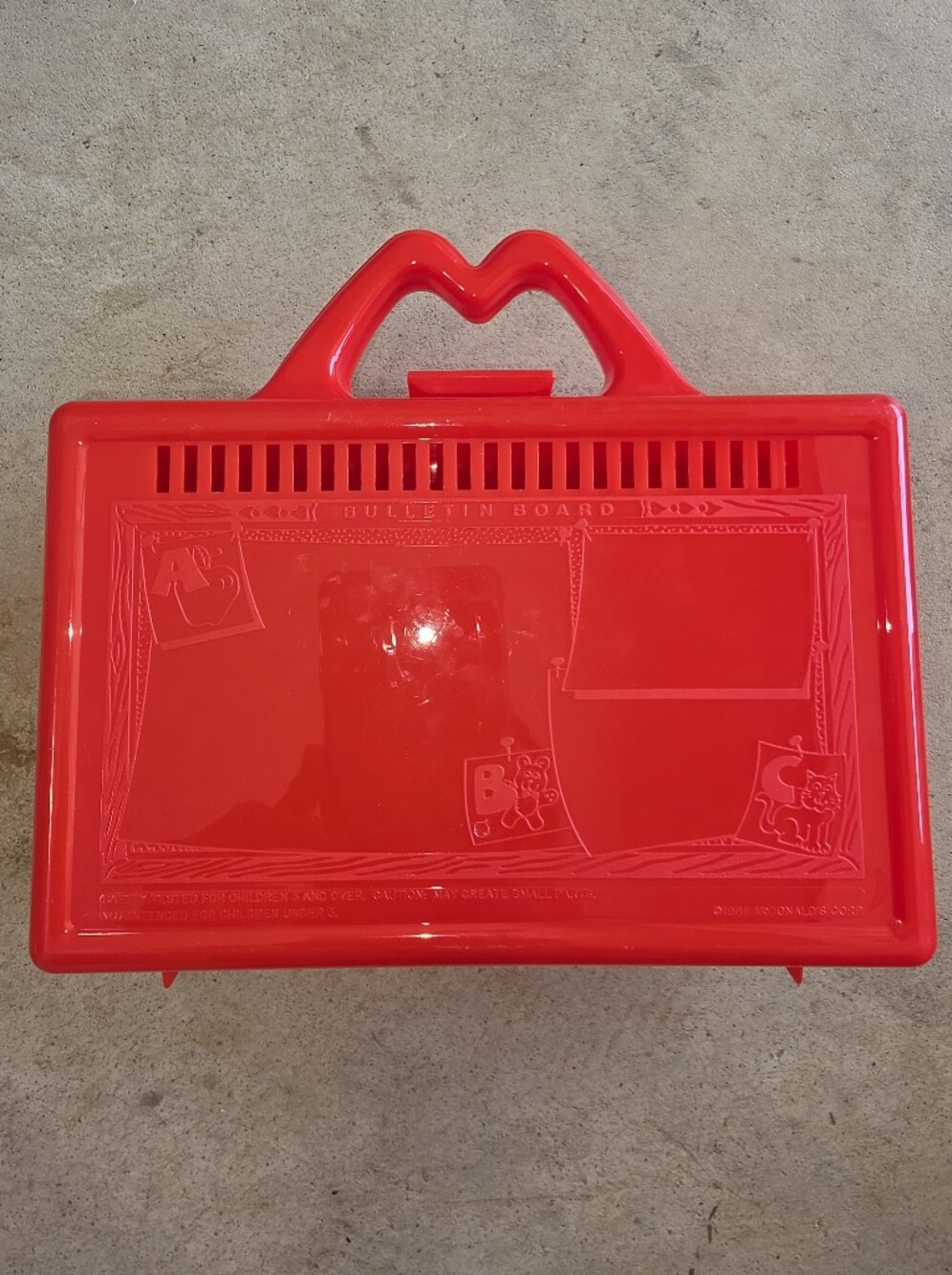 McDonald's Red Portable Kids Activity Carry Case